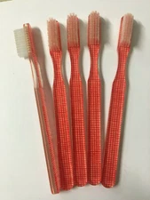 5-PACK FUN Vintage NEW Designer Toothbrush  By Alan Stuart New York