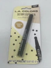 L.A.Colors C68841 Star Tattoo Stamp Pen New