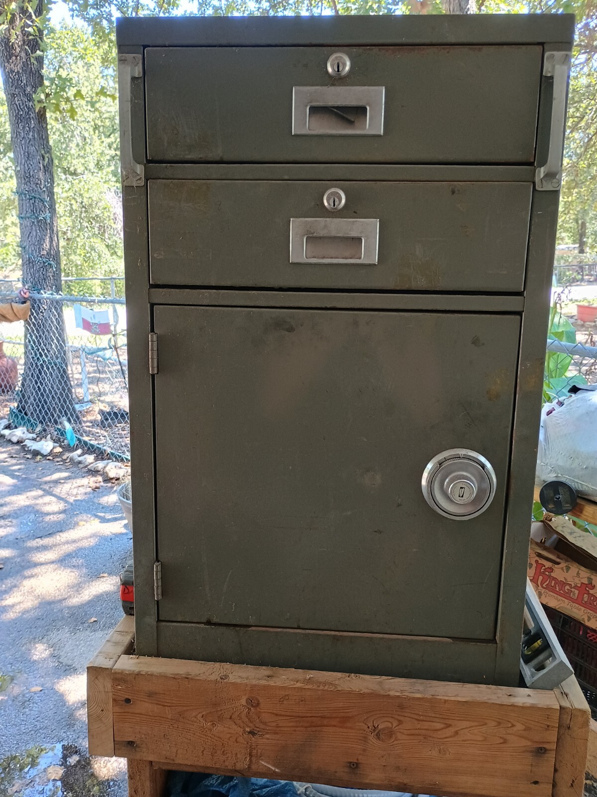 Vintage LeFebure 2 Drawer. Safe. You Can Reset Combo eBay