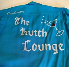 Vintage 60  s Nat Nast Bowling Shirt Rockabilly Swing Med