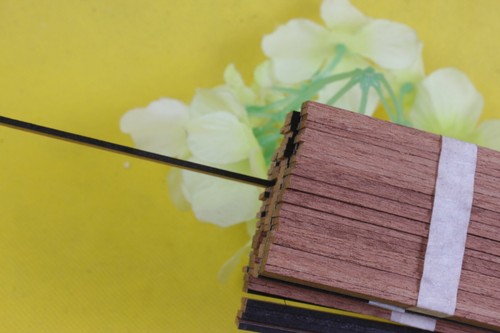 25pz Nuova Striscia Chitarra Liutaio Purfling Legatura INTARSIO INTARSIO Lato 840x6x1,5mm - Foto 4 di 7