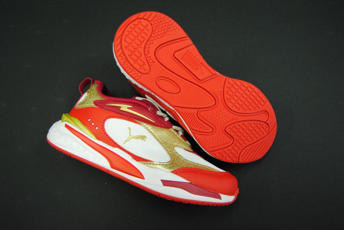 BTS⭐︎mos one⭐︎JK 384748 01] NEW KID'S PUMA PRE SCHOOL RS-FAST GLITZ PS WHITE