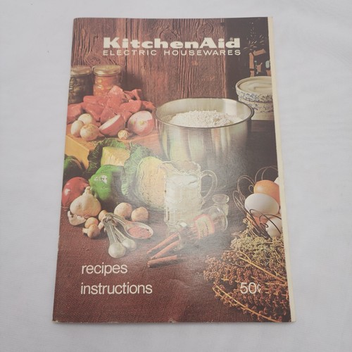 KItchenAid Electric Housewares Recipes & Instructions booklet 1975