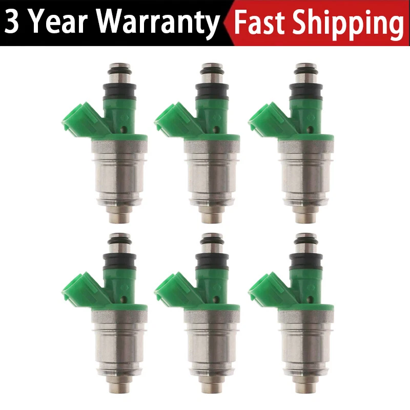 Juego de 6 inyectores de combustible para Suzuki Vitara 2,5 L V6 2004 FJ346 1571067D00 Foto 2 de 4