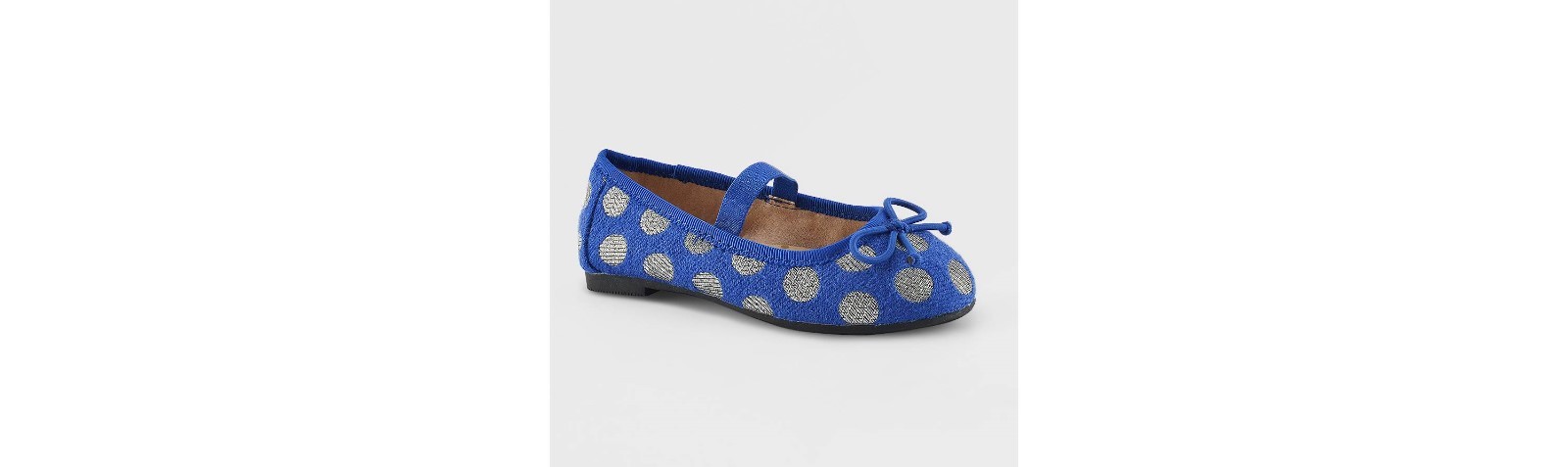 Toddler Girls' Cacey Ballet Flats - Cat & Jack Navy/Royal Bl