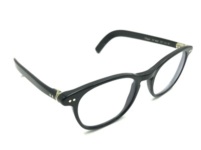 Lunor A6 Mod 251 col 01 Matte Black Square Round Eyeglasses Frames 51-20 145