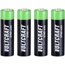 VOLTCRAFT HR06 AA battery (rechargeable) NiMH 2750 mAh.2 V 4 28.19 per battery