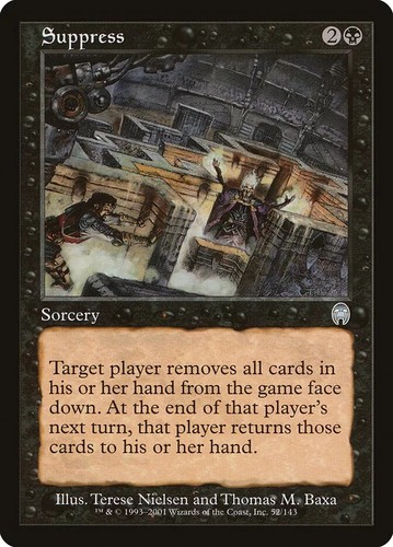Suppress 1x FOIL MtG FOIL Apocalypse SP/NM | eBay