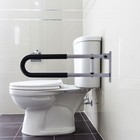 Folding Toilet Handicap Grab Bars Rails Handrails Bathroom Support Safety Rail — photo 2
