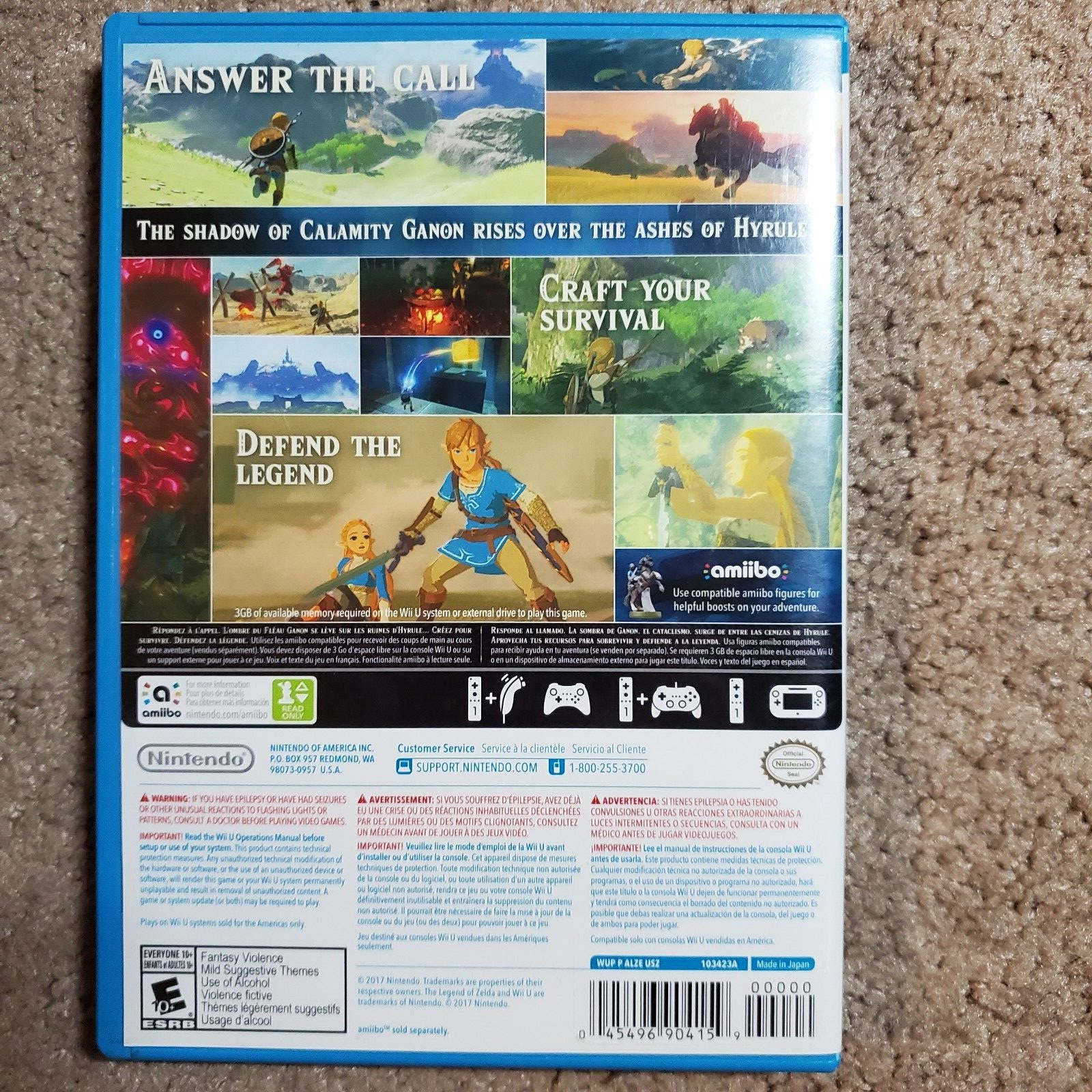 US Removed The Listing For Breath Of The Wild Wii U - My Nintendo  News