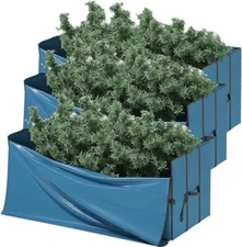 StorageBud Christmas 3 Pack Tree Storage Bag - Fits Up to 7.5. ft. Tall Holiday