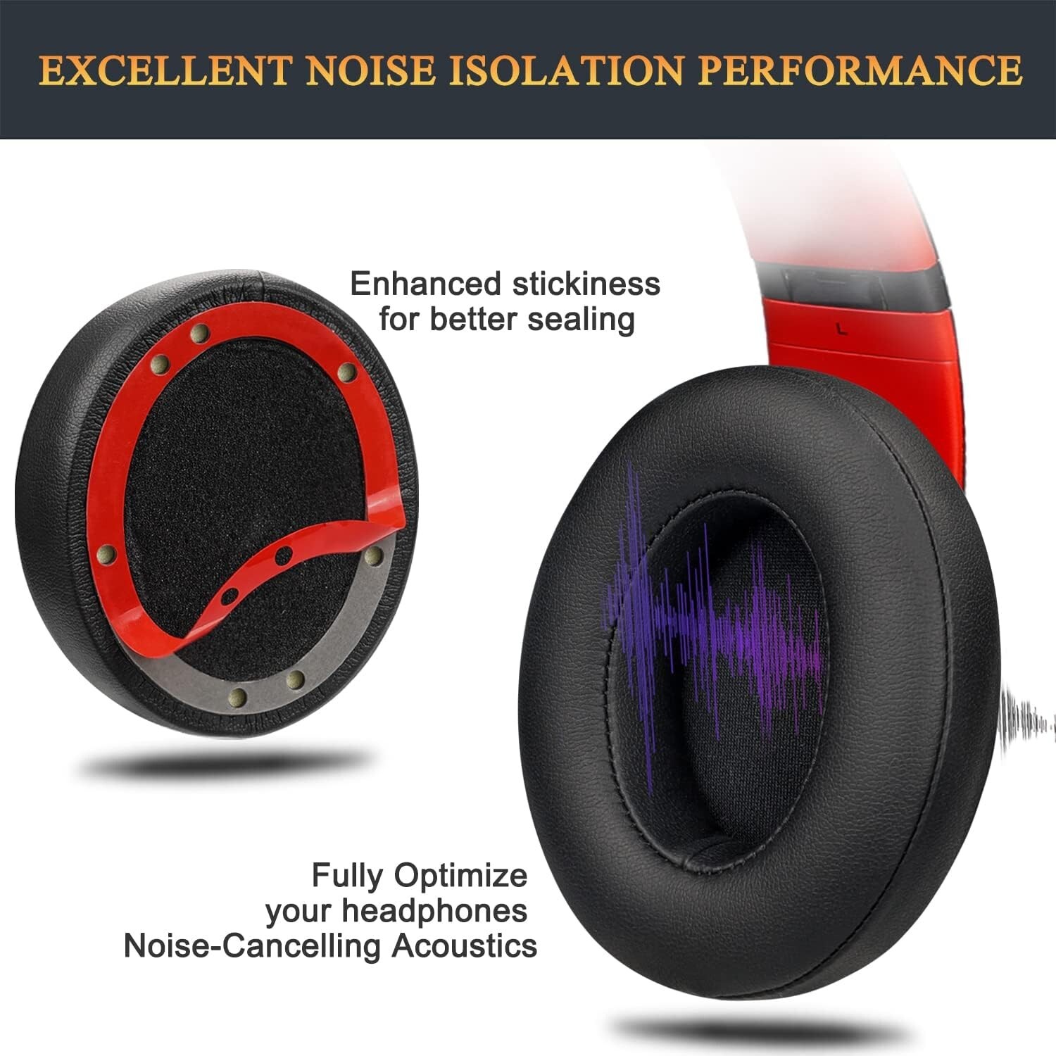 Ear Pads Beats Studio 3 & 2 Dr. Dre Wired Wireless B0501/B0500