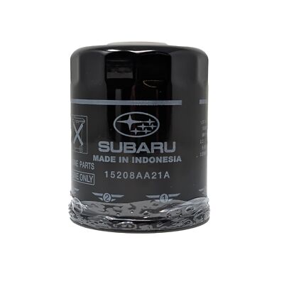 Genuine Subaru Engine Oil Filter 15208AA21A with Gasket for Multiple Models
