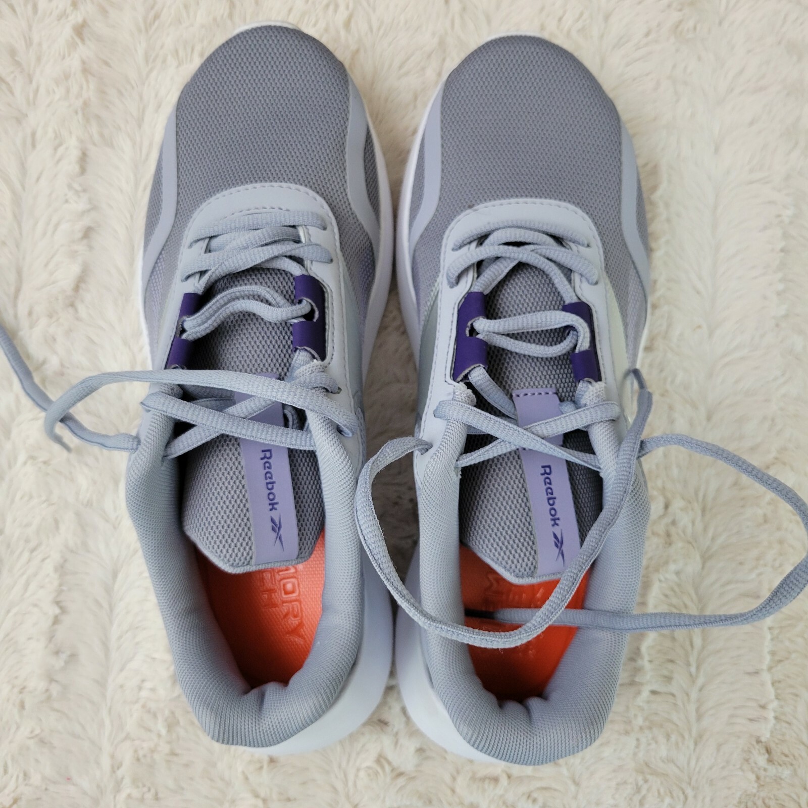 Reebok Women Energy Lux Training Lace-Up Sneakers Shadow/White/Silver US 7.5 M thumbnail 7