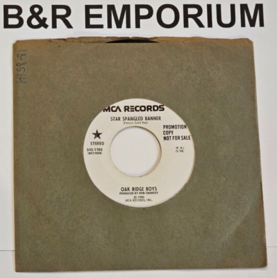 Oak Ridge Boys - Star Spangled Banner/Same - (1980 MCA) - 7'' Vinyl Promo Single