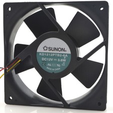 1pcs SUNON KD1212PTB2-6A 12V 3.6W 12cm 12025 3-wire inverter fan