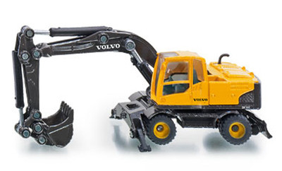 NEW SUPER SIKU 1887 Volvo Mobile Excavator Truck 1:87 Die-Cast