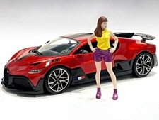 "GIRLS NIGHT OUT" CARA FIGURINE FOR 1/24 SCALE MODELS BY AMERICAN DIORAMA 76403