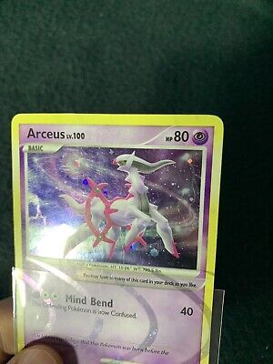 Arceus Holo - Platinum Arceus Pokémon card AR7