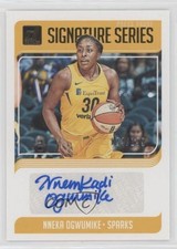 2019 Donruss WNBA Signature Series Press Proof 124/199 Nneka Ogwumike Auto 6rq