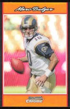 Marc Bulger 2007 Bowman Chrome Orange Refractor /25 #BC122 Rams