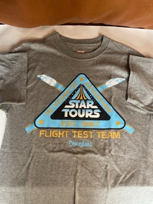 DIsneyland Park Star Tours Flight Test Team 30 Years T-Shirt Medium Unisex