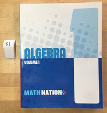Math Nation Algebra 1 Workbook Volume 1 Accel...