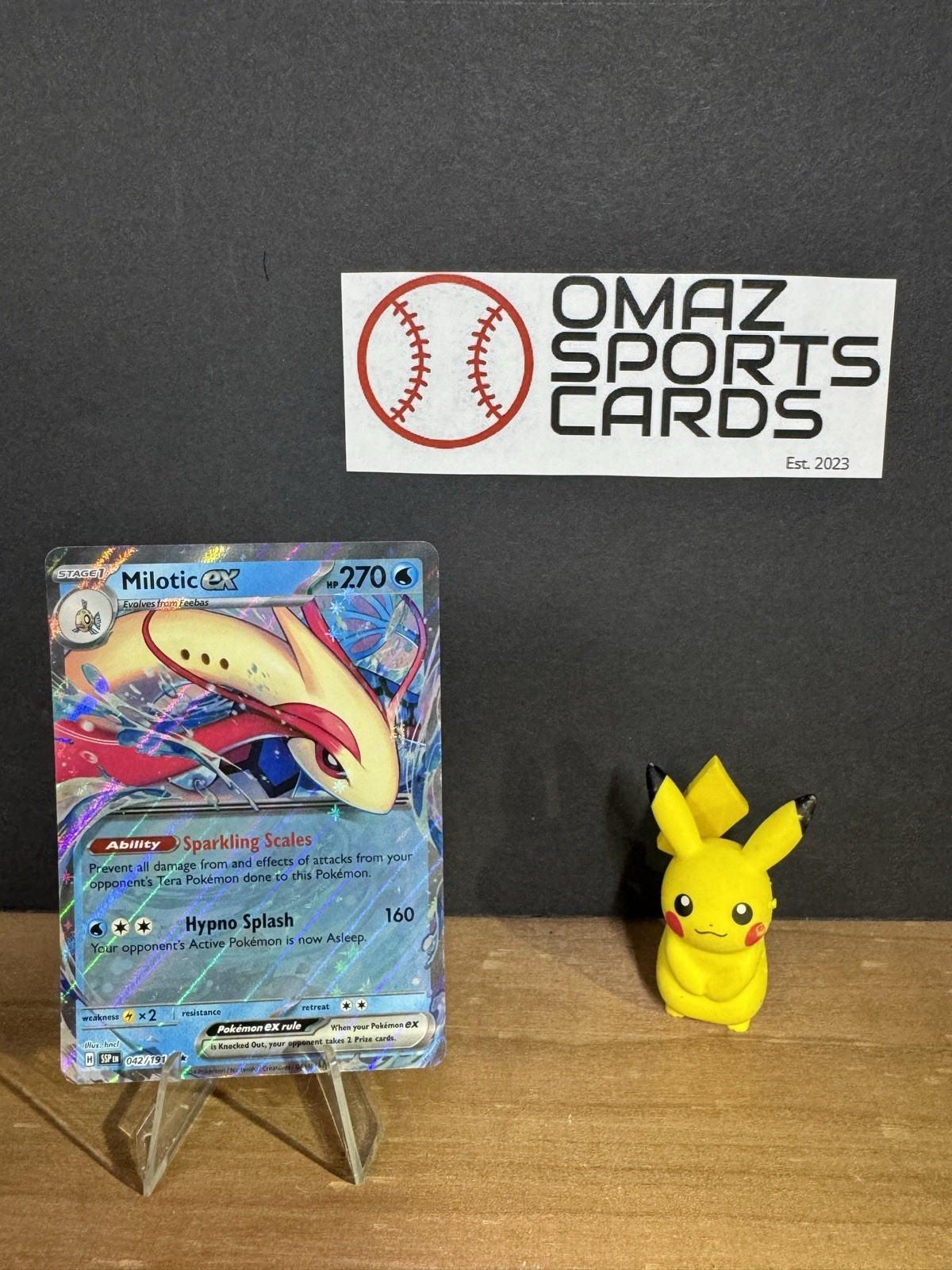 Milotic ex #042/191 - Surging Sparks - Double Rare Stars Holo - NM