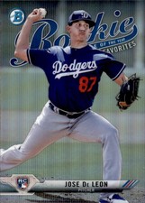 2017 Bowman Chrome Rookie of the Year Favorites Refractors #ROYF6 Jose De Leon