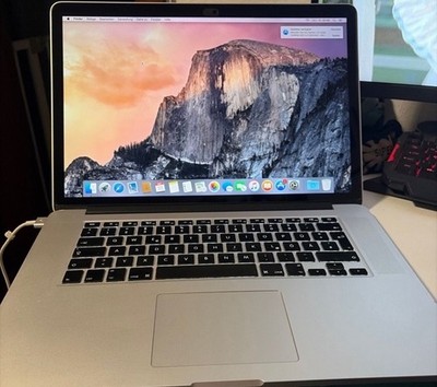 MacBook Pro15 Retina i7 2,5 GHz16 RAM 500 GB SSD Guter Zustand