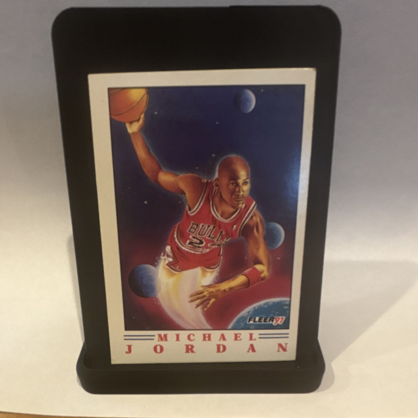Fleer 1991-92 Michael Jordan Pro Vision Insert #2 Chicago Bulls NBA Basketball