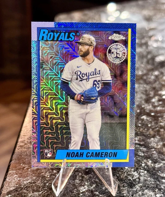 2025 Topps Update Noah Cameron RC #U90C-85 CHROME MOJO REFRACTOR Blue Jays Rooki