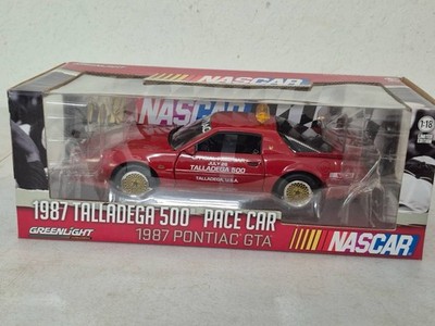 RARE GreenLight 1987 Pontiac Firebird GTA Talladega 500 Pace Car 1/18 Diecast