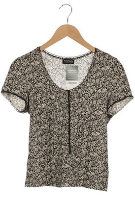 TAIFUN T-Shirt Damen Shirt Kurzärmliges Oberteil Gr. M Schwarz #g1t5adc