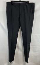 Prada Men Gray Mohair Wool Blend Dress Trouser Pant Size 54R