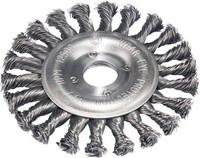 Ks Tools 340.0046 Rostfreie StahldrahtrundbüRste 0,5Mm, Ø 115Mm