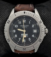 Hamilton Khaki Sub 660ft Quartz Men’s Diver Watch 20ATM Swiss Made Black Dial