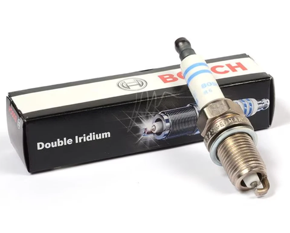 Подлинная двойная иридиевая свеча зажигания BOSCH 4 шт. для Audi A4 TT/Chevy Cruze Sonic L4 - Изображение 4 из 4
