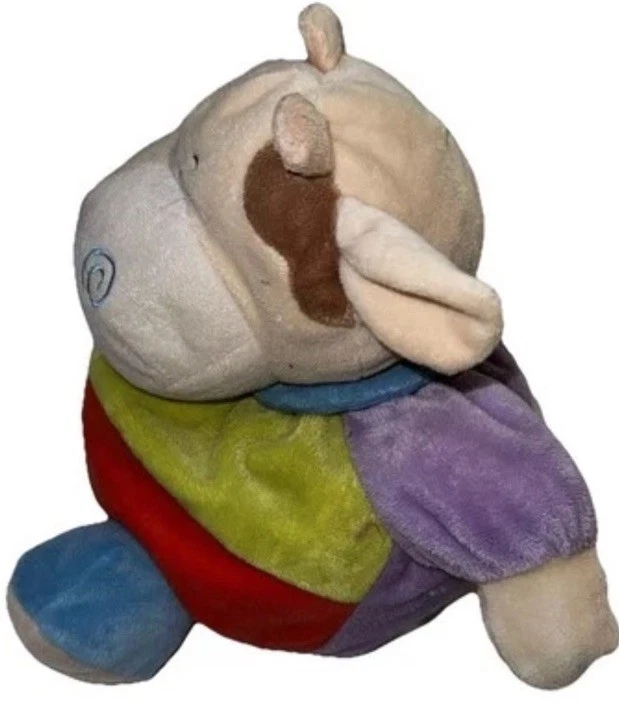 Kellytoy Abrazos N Mimos Hipopótamo Sonajero Peluche Bloque de Color 12 Pulgadas Bebé Juguete Muy Buen Estado Foto 2 de 4