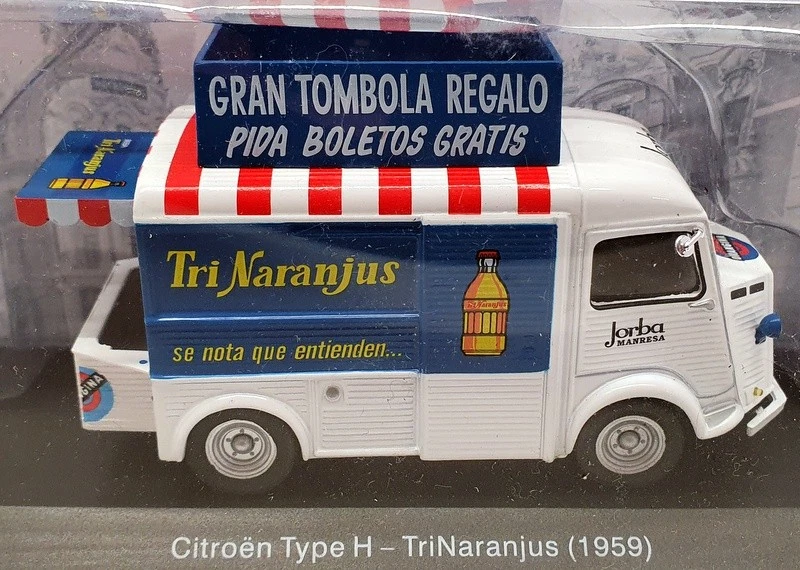 Atlas Edition 12cm Long Model Truck G1H2E010 - 1959 Citroen Type H Tri Naranjus - Image 3 of 4