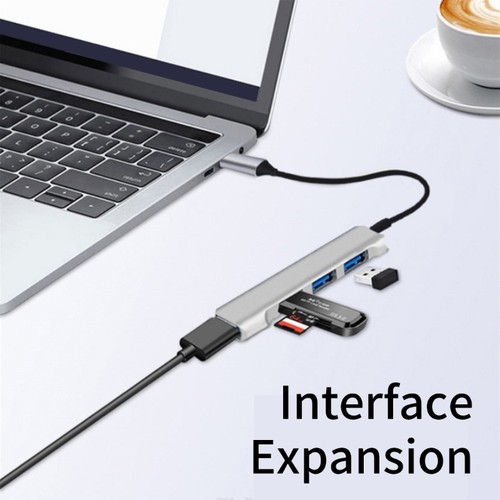 USB Hub 4 in 1 USB C Hub USB C to 3xUSB2.0+1xUSB3.0 Hub Adapter for PC - Picture 17 of 21