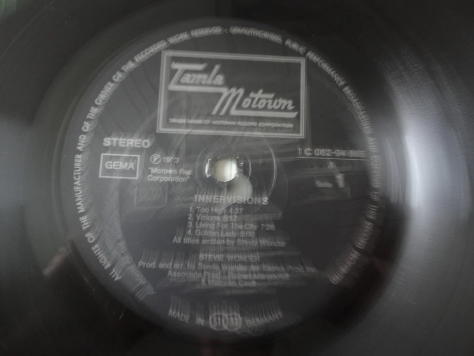 Stevie Wonder – Innervisions, Tamla Motown, Germany 1973, Gatefold - Bild 4 von 4