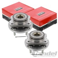 2X Mapco RADLAGER-SATZ Vorne Passend FüR Chrysler Voyager Dodge Caravan | 26986
