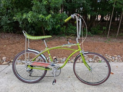 HUFFY SUPER STOCK 24 / 20 BICYCLE 5 Speed Original - Antifreeze Green RARE Bike