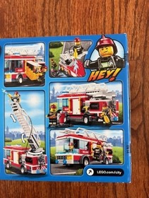 New Sealed LEGO City 60002 Fire Truck Fireman Minifigure Retired Set 209 pcs