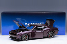 AUTOart 1/18 Dodge Challenger R/T Scat Pack Widebody 2022 Metallic Purple #71771