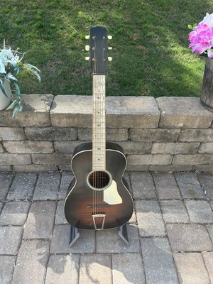 Vintage Cowboy Acoustic Guitar Project Piece