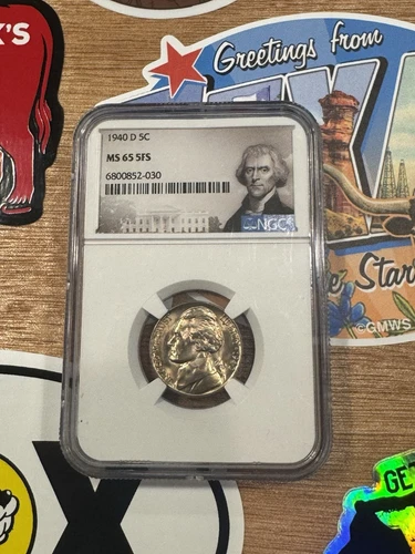 MS65 5FS 1940-D Jefferson Nickel NGC Special Label