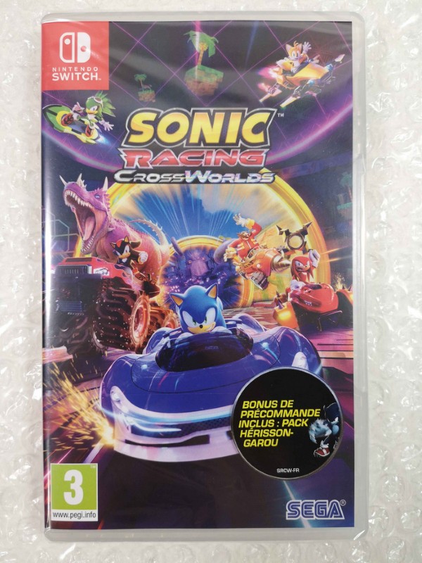 SONIC RACING: CROSSWORLDS SWITCH FR NEW (GAME IN ENGLISH/FRANCAIS/DE/ES/IT)