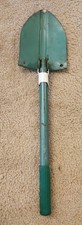 Vtg Military Green Folding Shovel 24" Camping